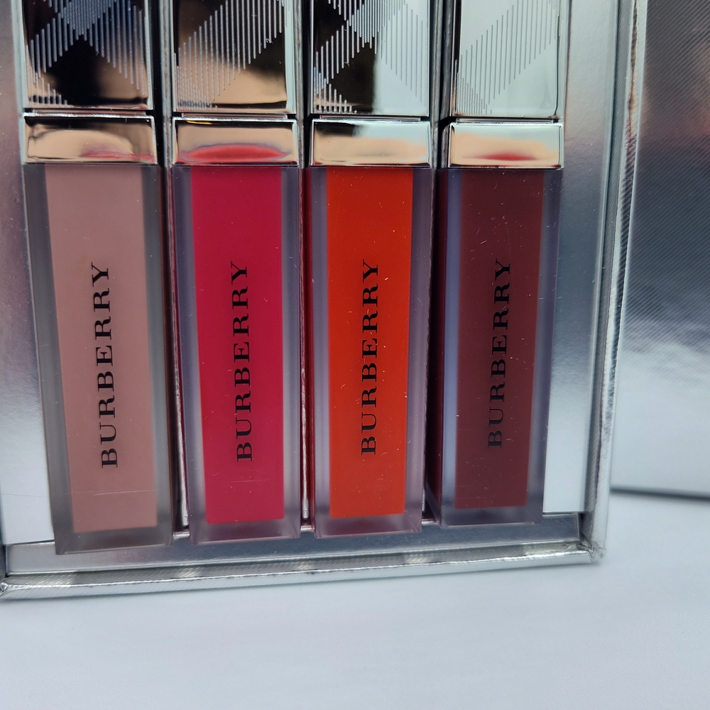 Burberry Liquid Lip Velvet Mini Set – 4 Shades | New in Box Luxury Gift - Picture 2 of 4